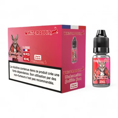 E-liquide White Rabbit Watermelon Bubble Gum