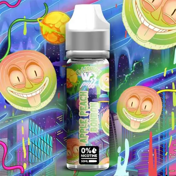 E-liquide WHITE RABBIT Apple Peach Bonbon