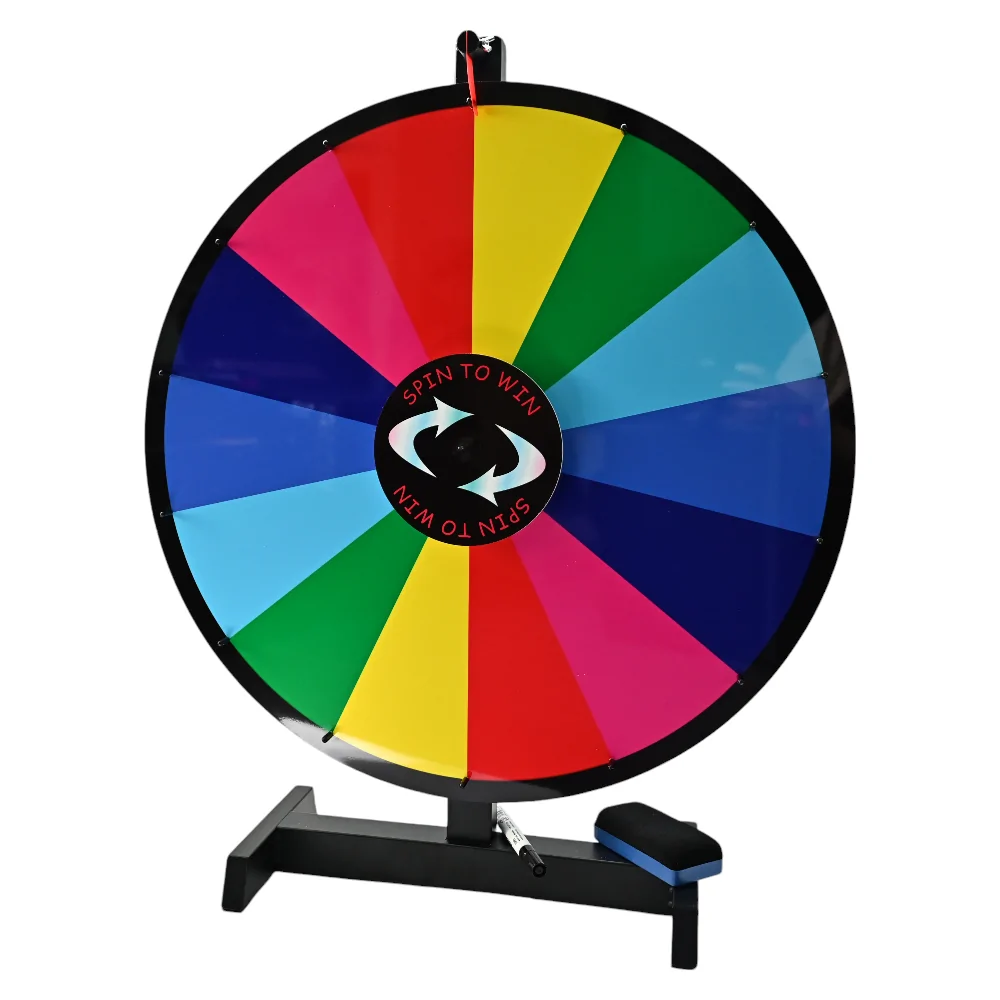 Roue de jeu concours multicolore