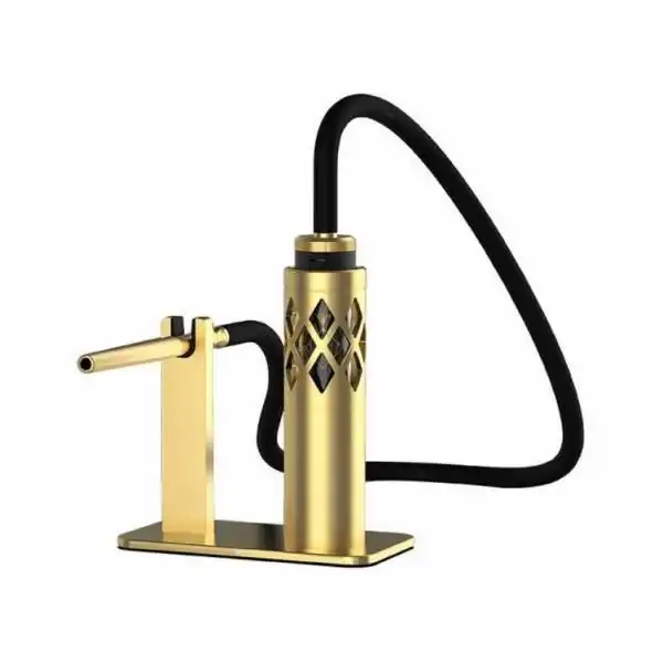 Support e-chicha Dock Hookah Air Gold Doré