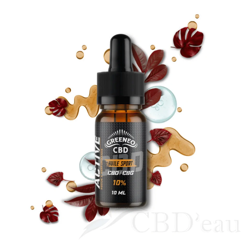 Huile de CBD+CBG Sport 10%