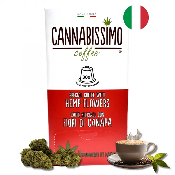 Café Cannabissimo aux Fleurs de Chanvre Capsules