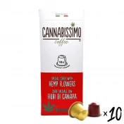 café fleurs de chanvre 10 capsules