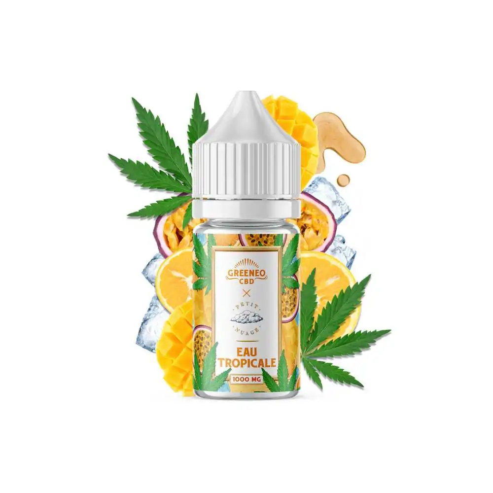 e-liquide cbd eau tropicale