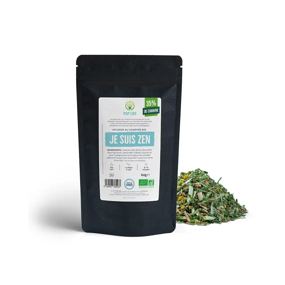 tisane cbd bio je suis zen