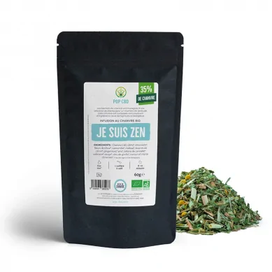 tisane cbd bio je suis zen