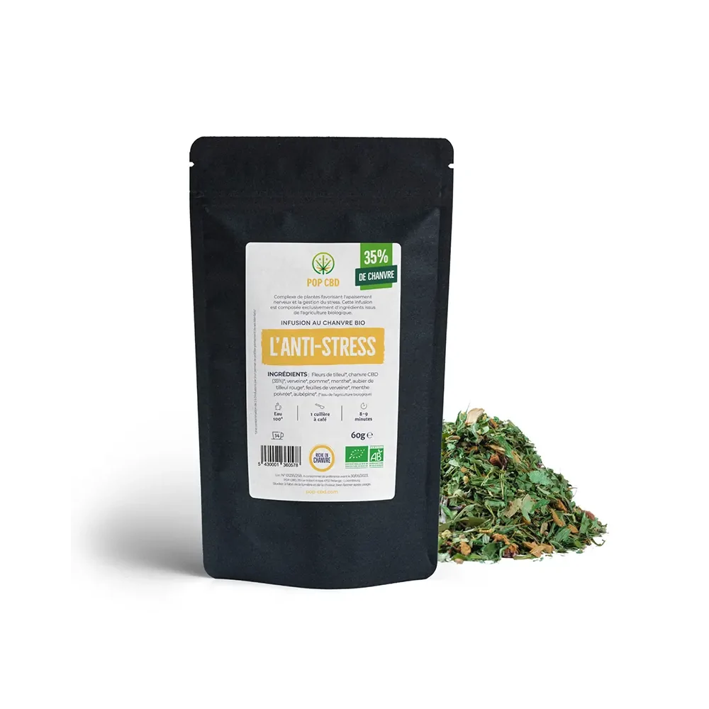 tisane cbd bio l'anti stress