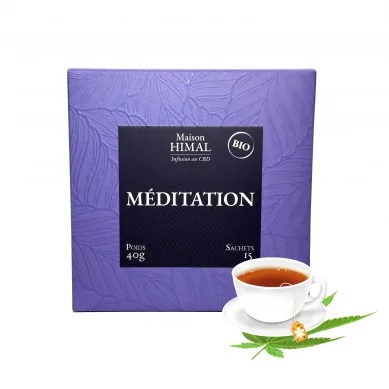 tisane cbd bio meditation himal