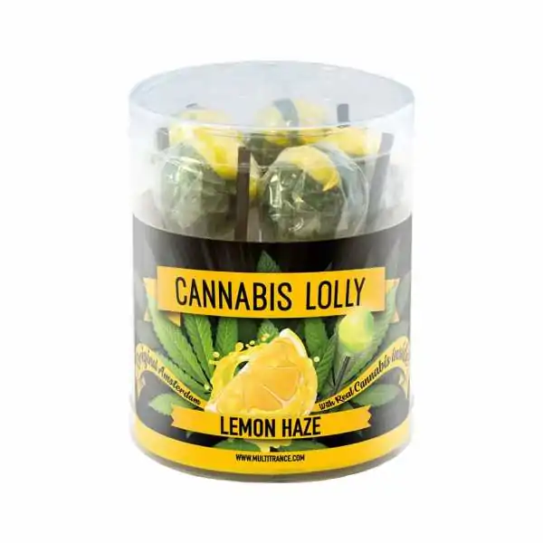 Sucette au cannabis, citron | MULTITRANCE boîte