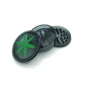 grinder noir feuille verte