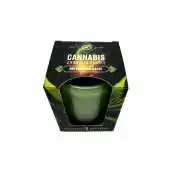 Bougie parfumée cannabis séché