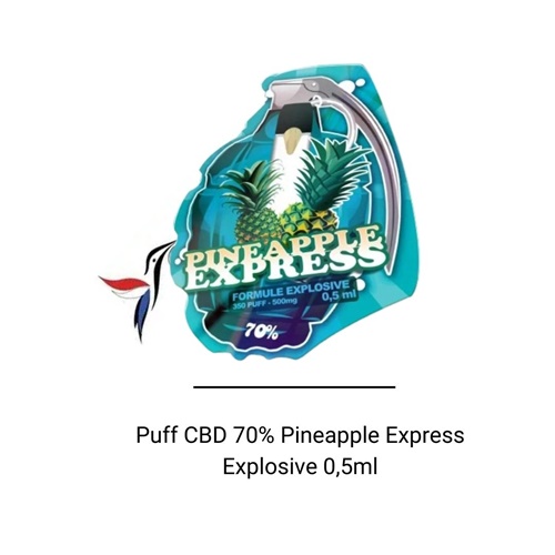 Puff CBD 70% Pineapple Express Explosive 0,5ml