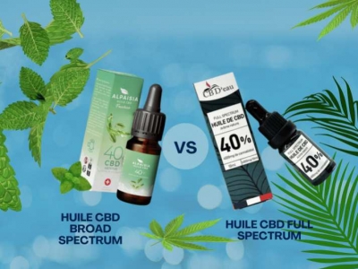 Avantages : Huiles CBD Broad Spectrum vs Huiles CBD Full Spectrum